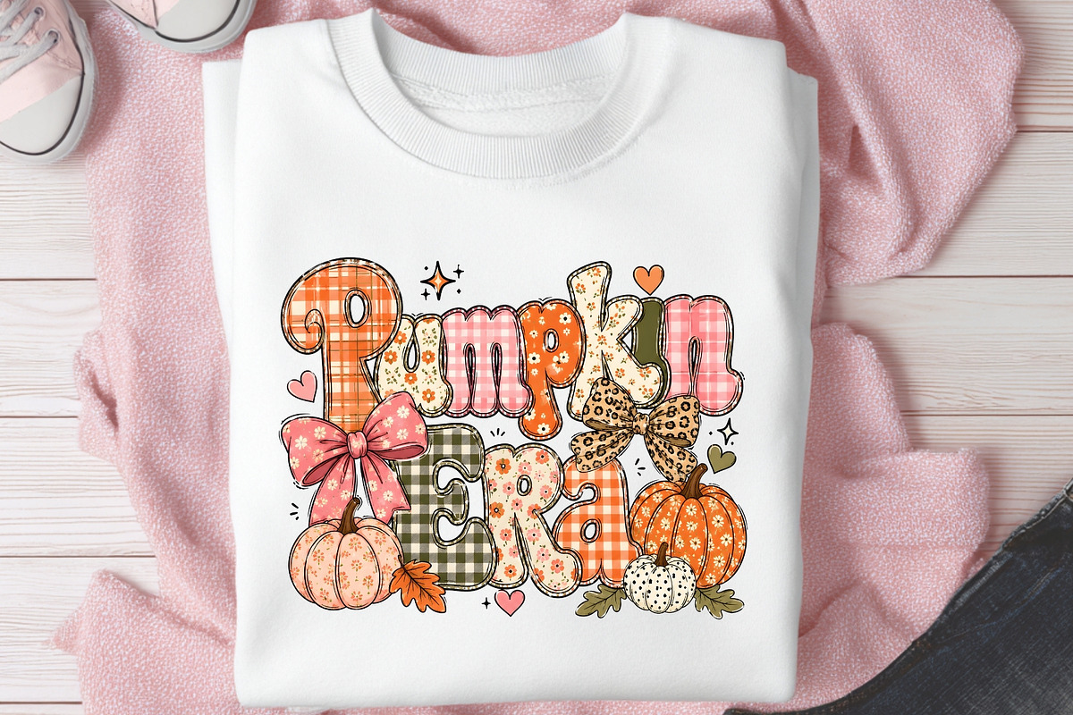 Pumpkin PNG Autumn Sticker Tshirt, a Seasonal Illustration by SugarCloudStudioArt (Photo 5 of 6)