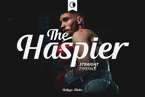 The Haspier Straight Script Font