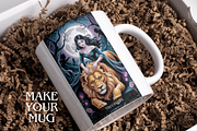 Dark Cartoon Tarot Cards Deck, an Object Illustration by Mugio (Thumbnail 4 of 6)