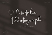 Natalie Photograph Font, a Handwritten Font by Burhan Afif (Thumbnail 1 of 10)