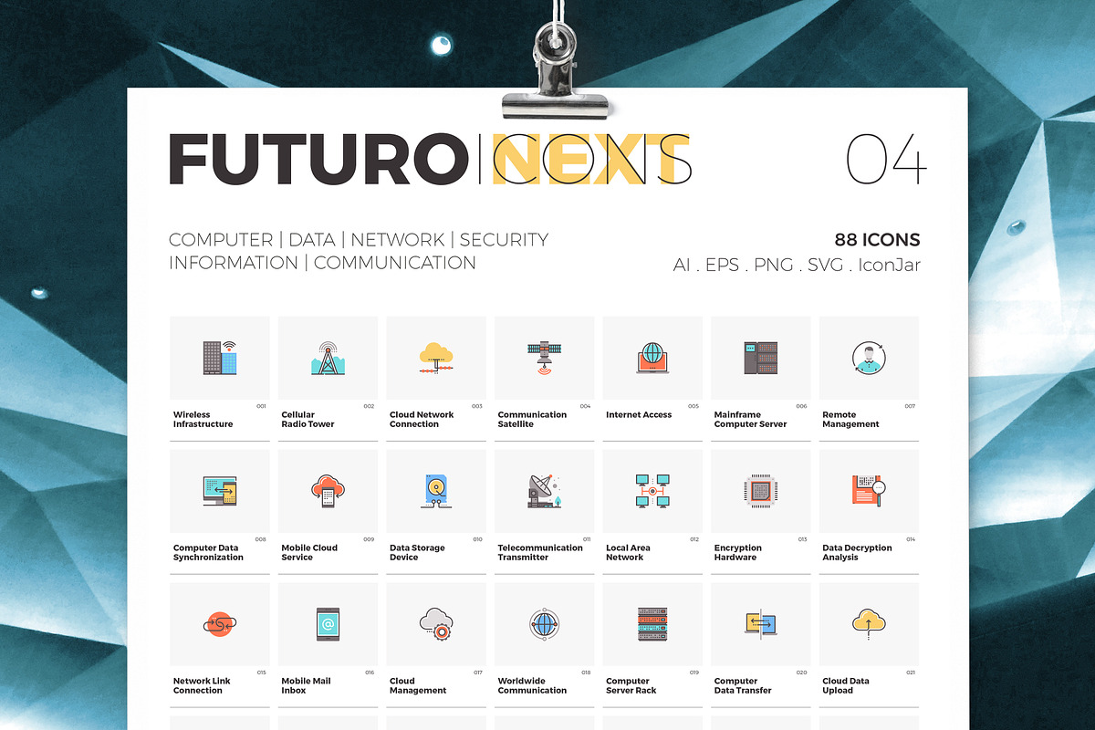 Futuro Next Icons / IT Pack, an Outline Icon by Anatolii Babii (Photo 1 of 6)