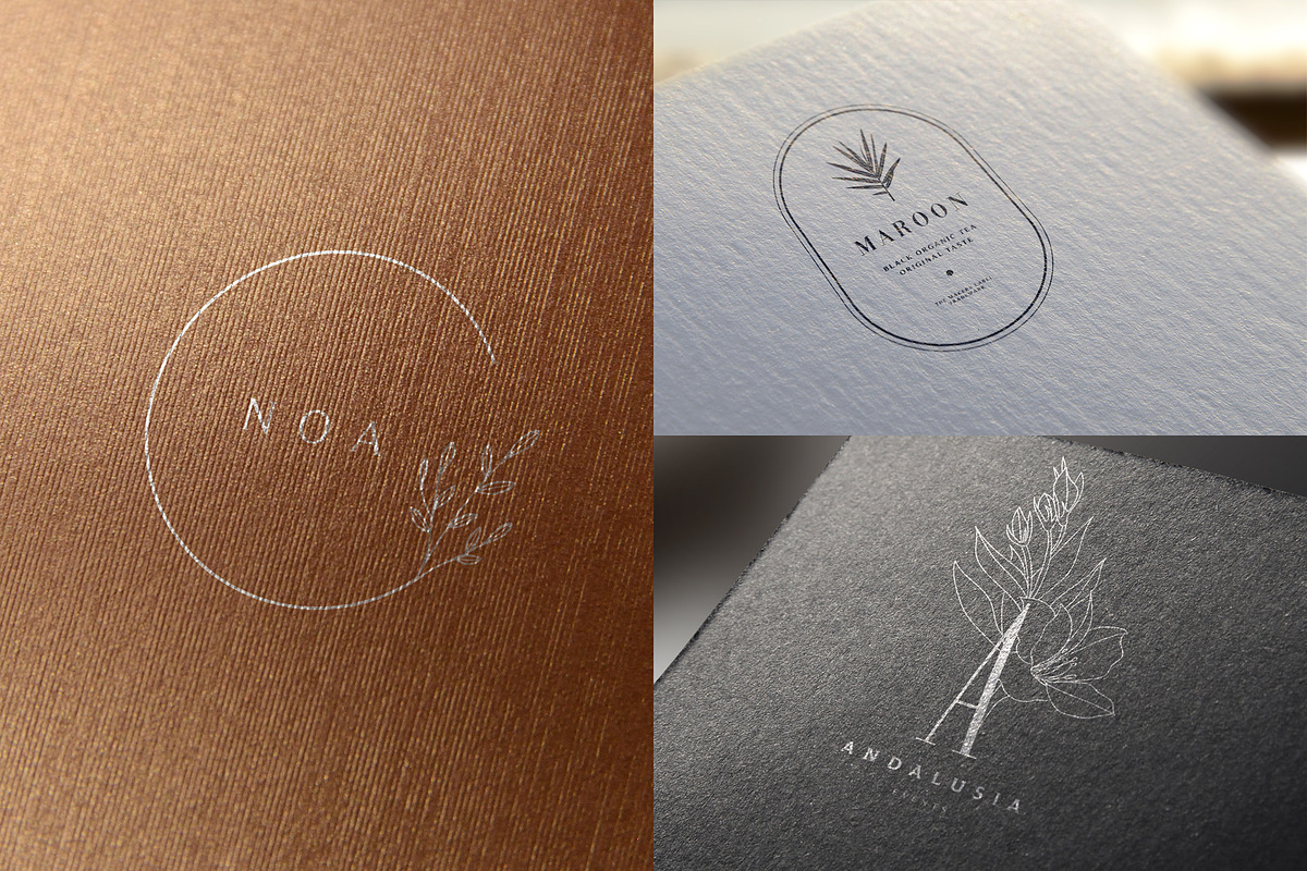50 Botanical Floral Logos, a Branding & Logo Template by Graphicdome (Photo 7 of 10)