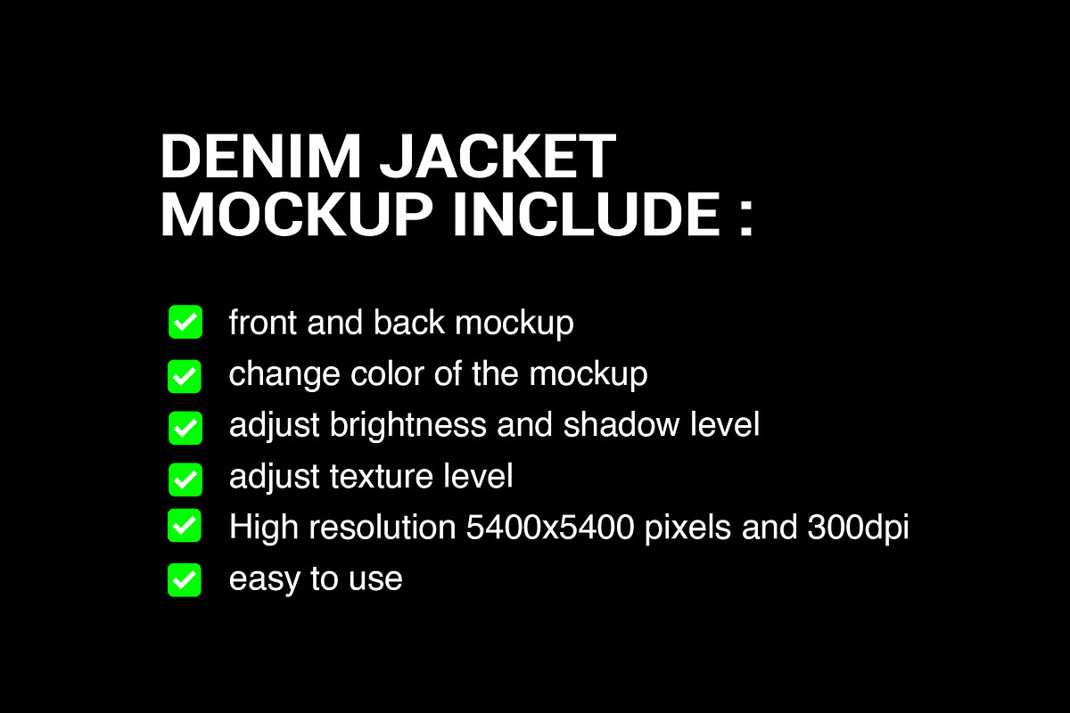premium denim jacket mockup, a Shirt Mockup by yalanois (Photo 2 of 7)