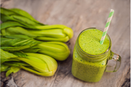 Ginger green apple smoothie on, a Food & Drink Photo by Elizaveta Galitskaya
