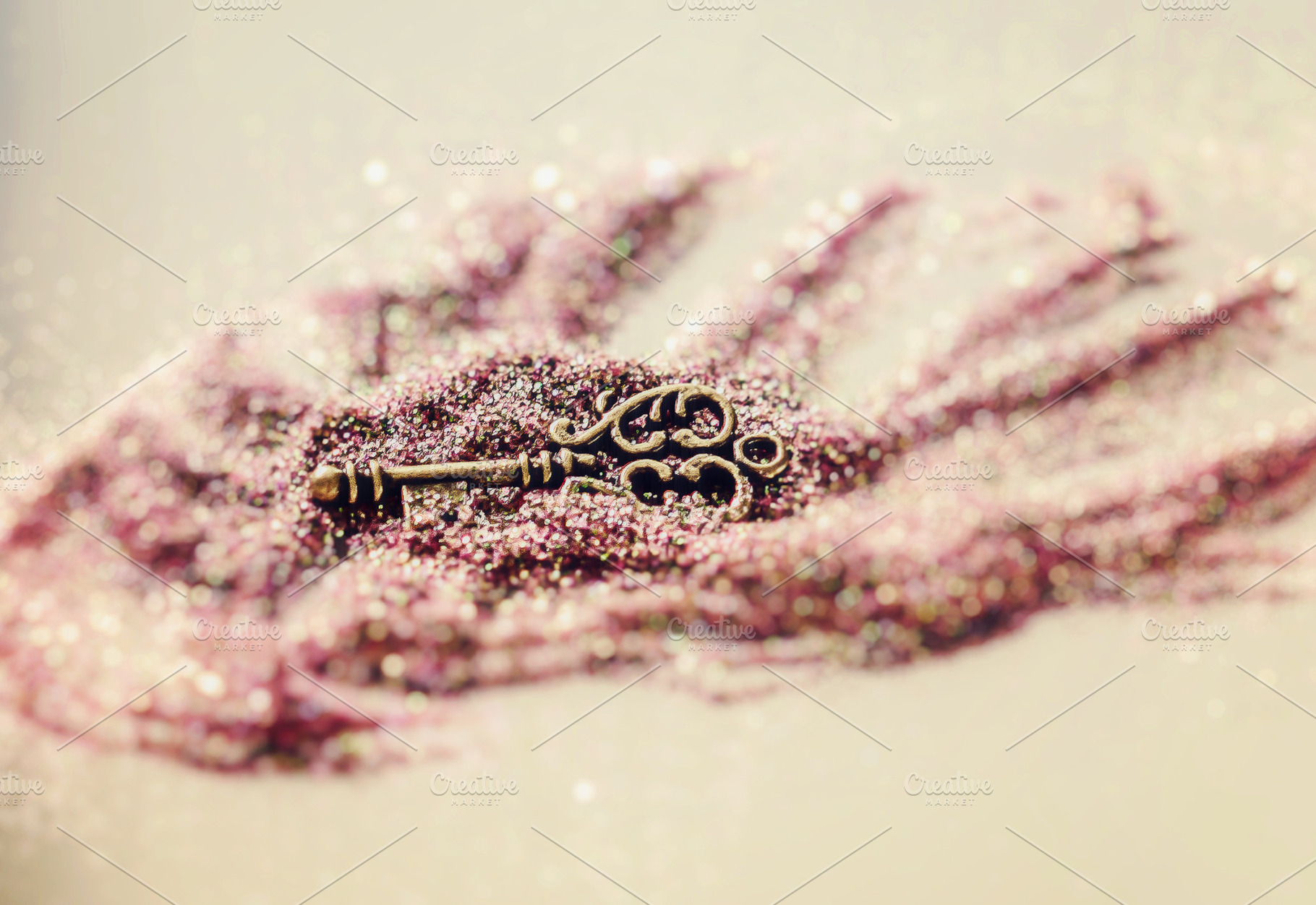 Vintage Key, Sparkles, an Arts & Entertainment Photo by The LUV Stock Photos