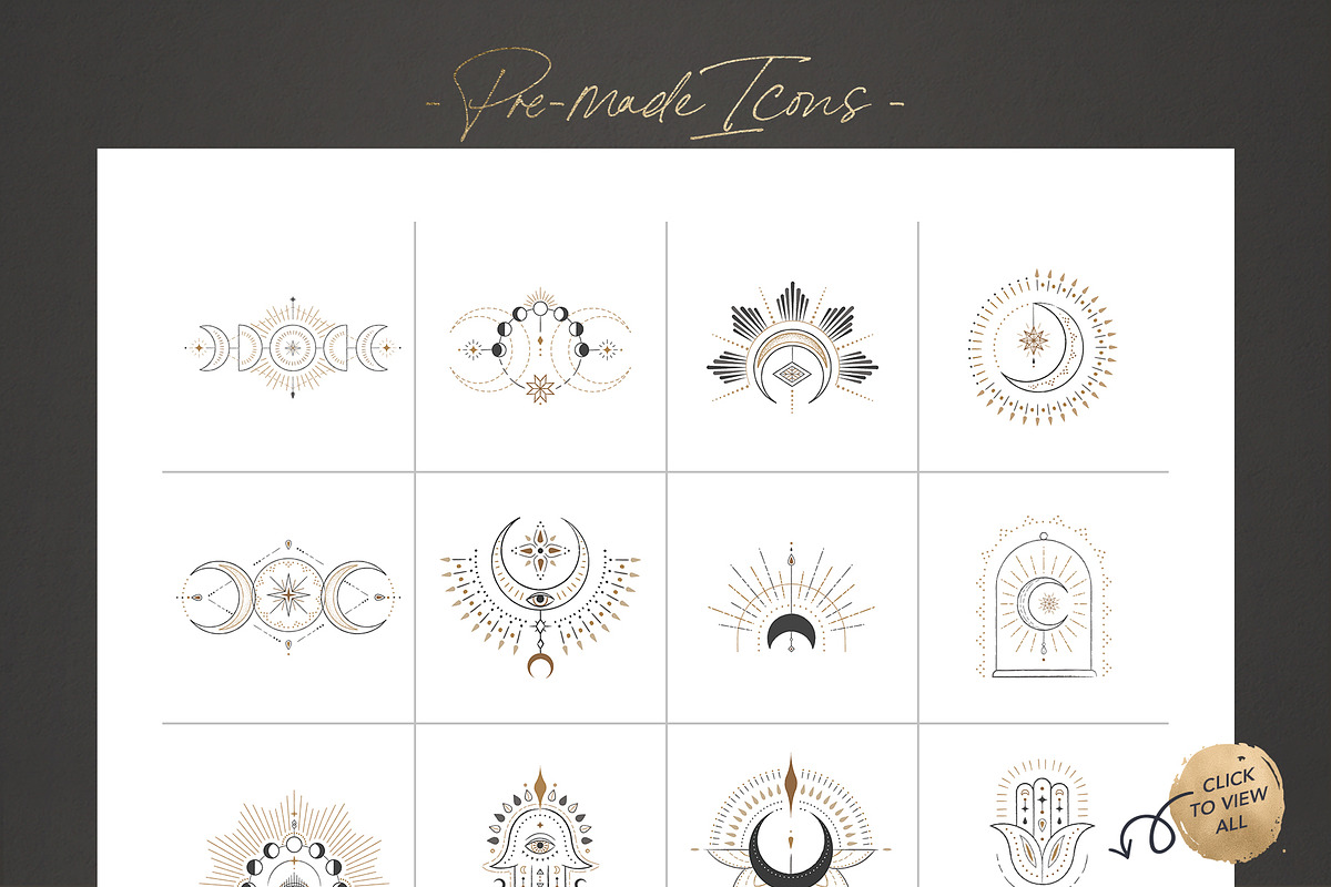WANDERLUST Logo & Icon Pack, a Branding & Logo Template by Marigold Studios (Photo 8 of 12)