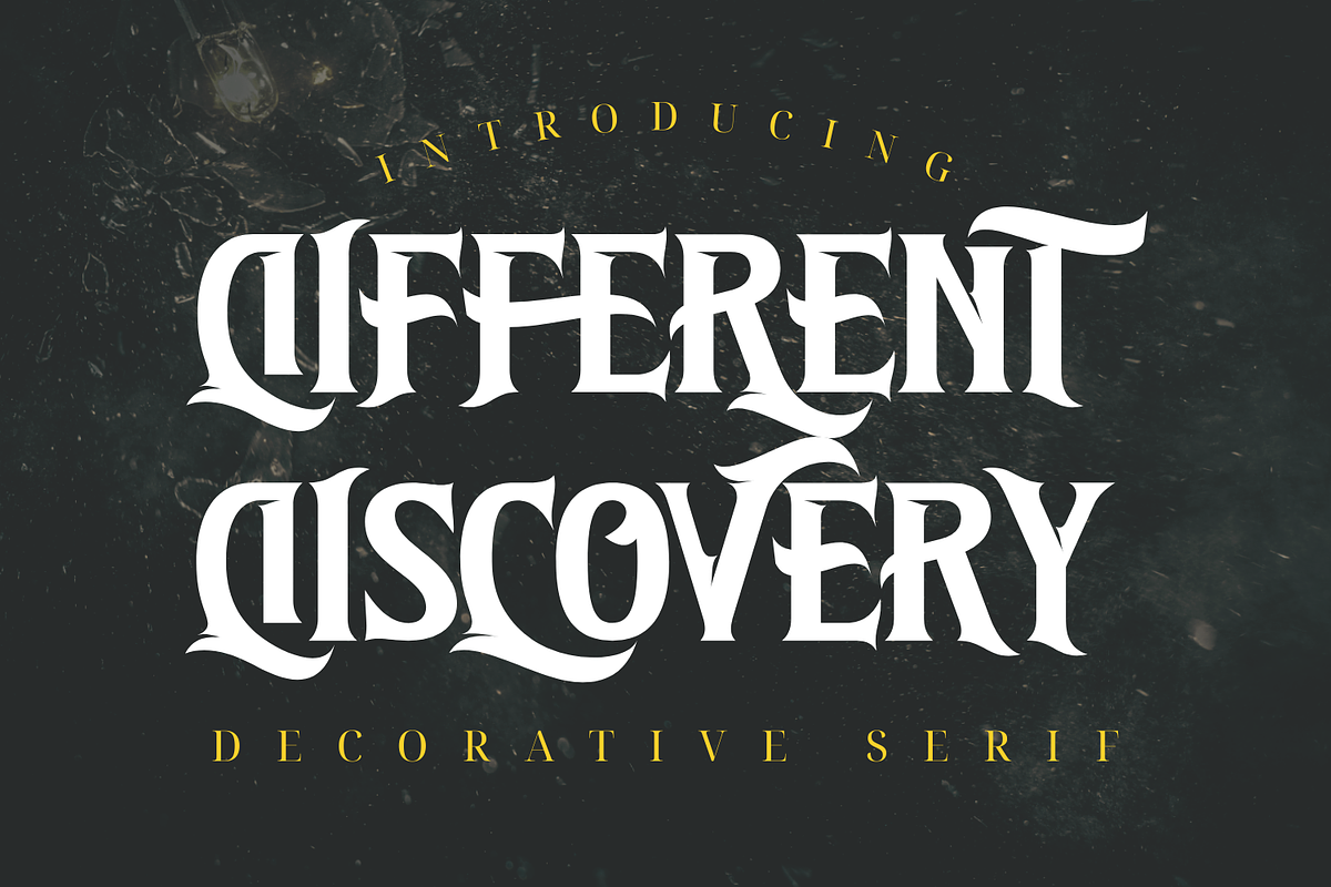 Different Discovery Font, a Serif Font by 177Studio (Photo 1 of 8)