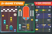 Game Assets for 2 Cars Racing, an Illustration by wowu (Thumbnail 7 of 9)