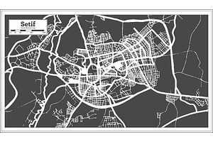 Setif Algeria City Map