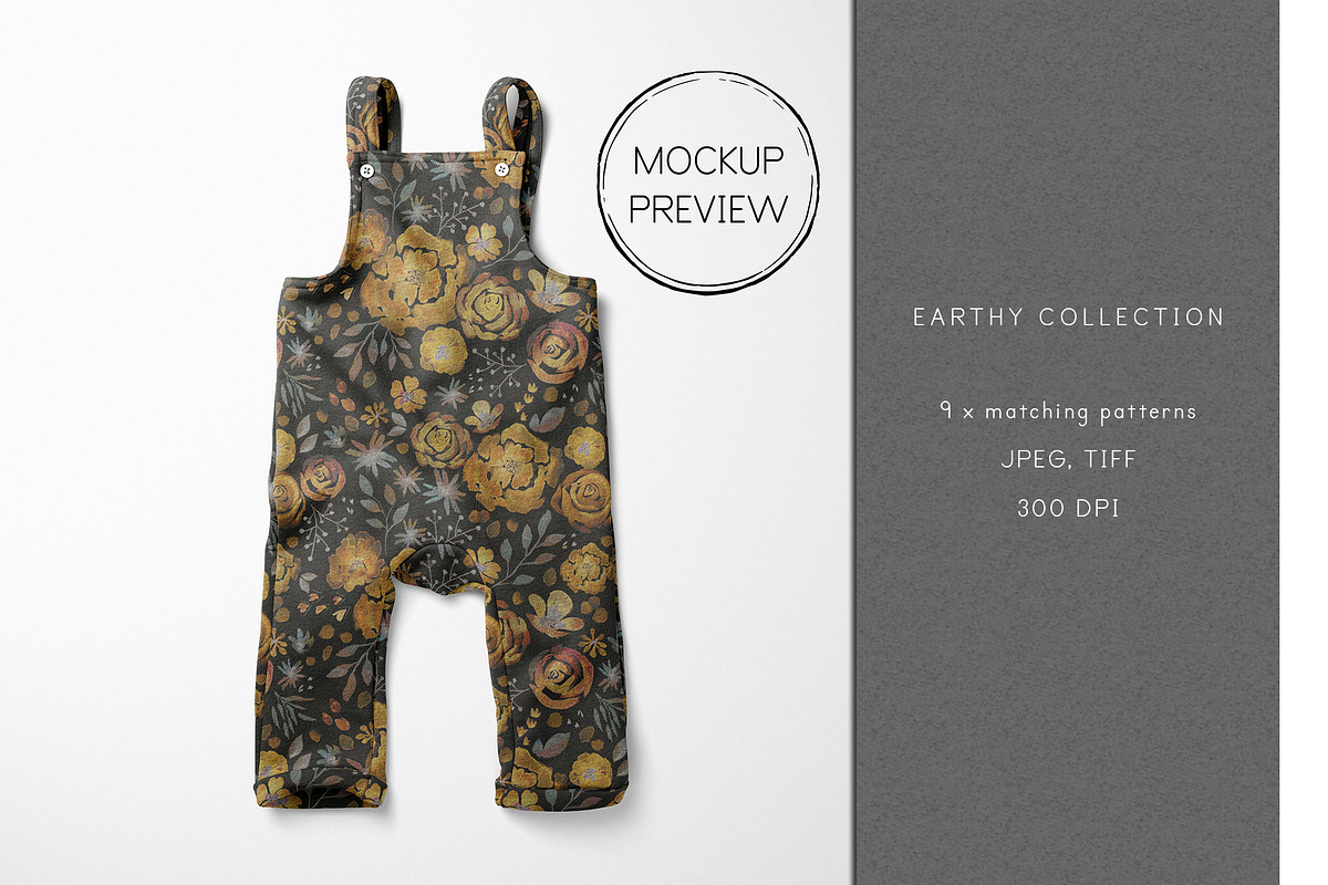Earthy Collection Seamless Patterns, a Pattern Graphic by Tatra Cottage Designs (Photo 4 of 4)