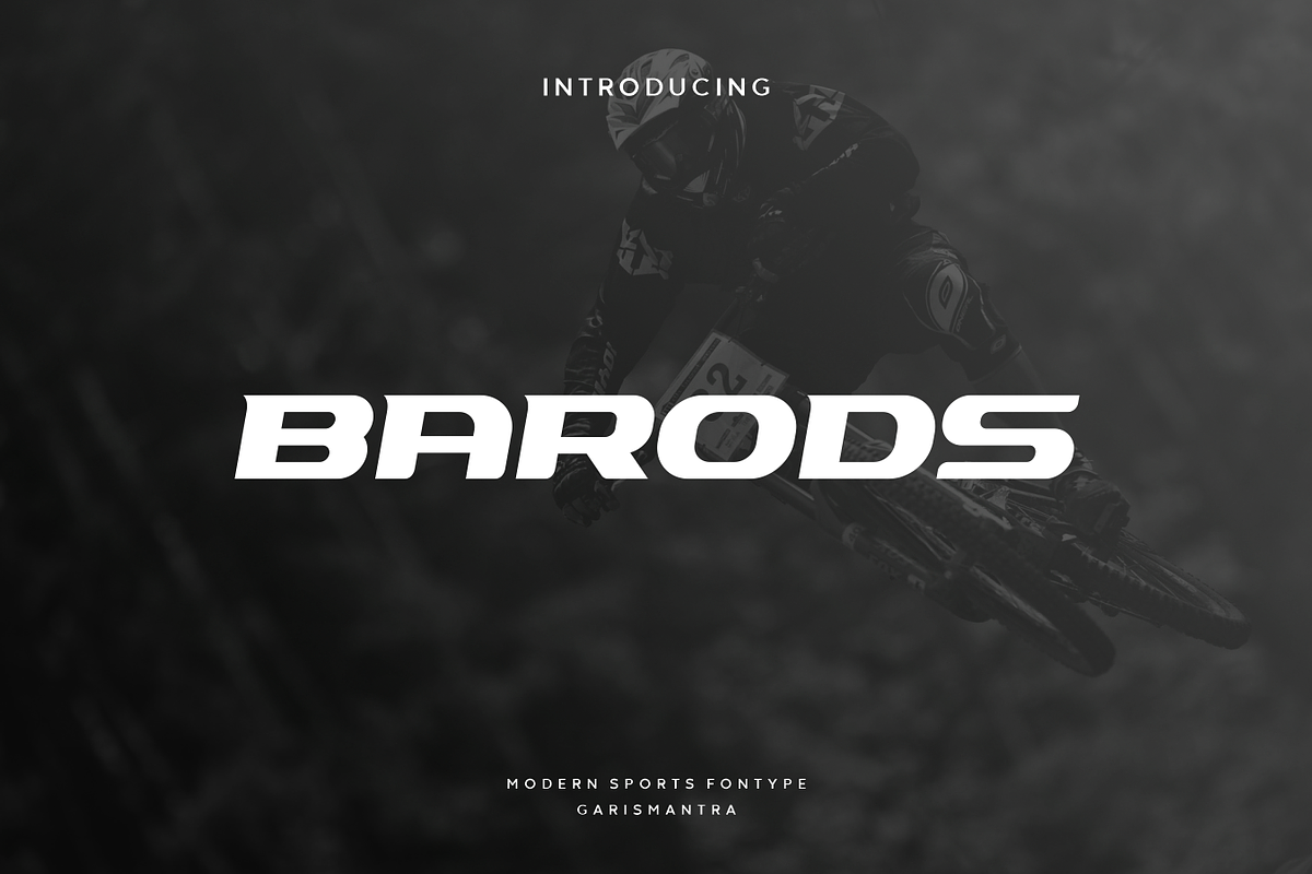 Barods, a Font by garismantra (Photo 1 of 4)