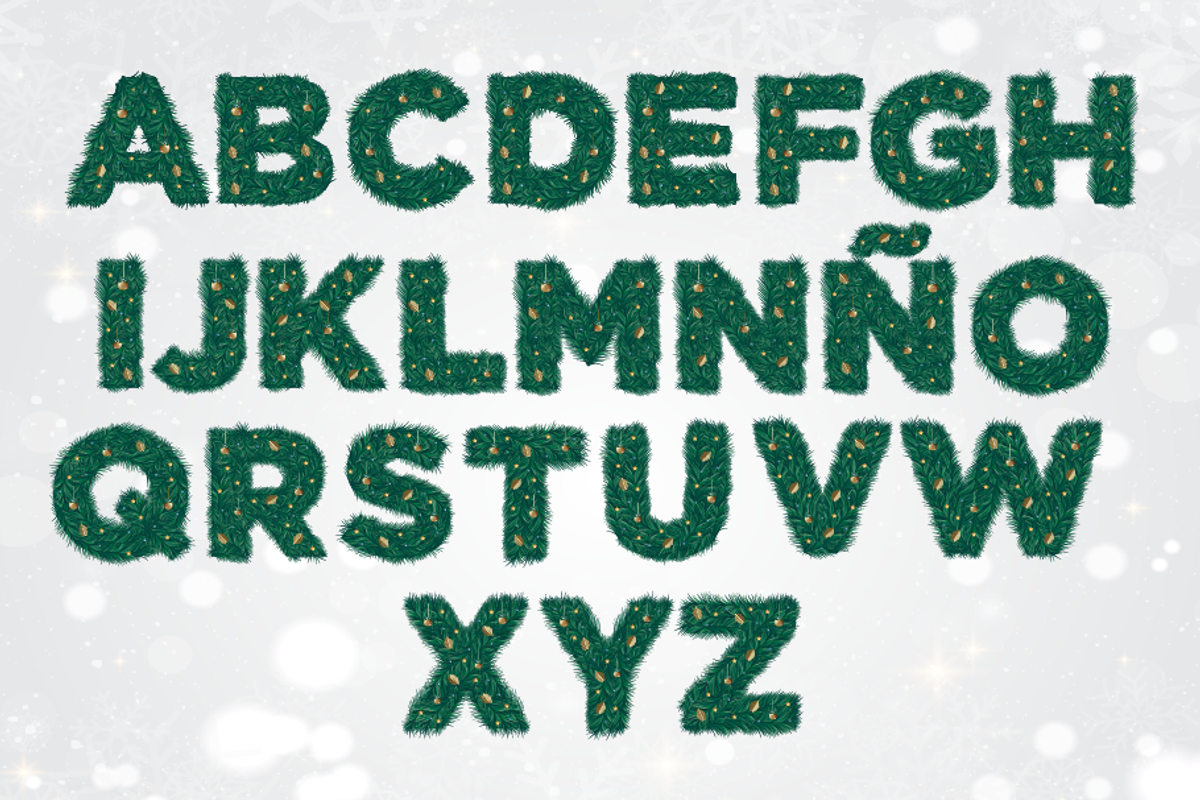 Christmas Font, a Graphic by yaisalinas (Photo 1 of 6)