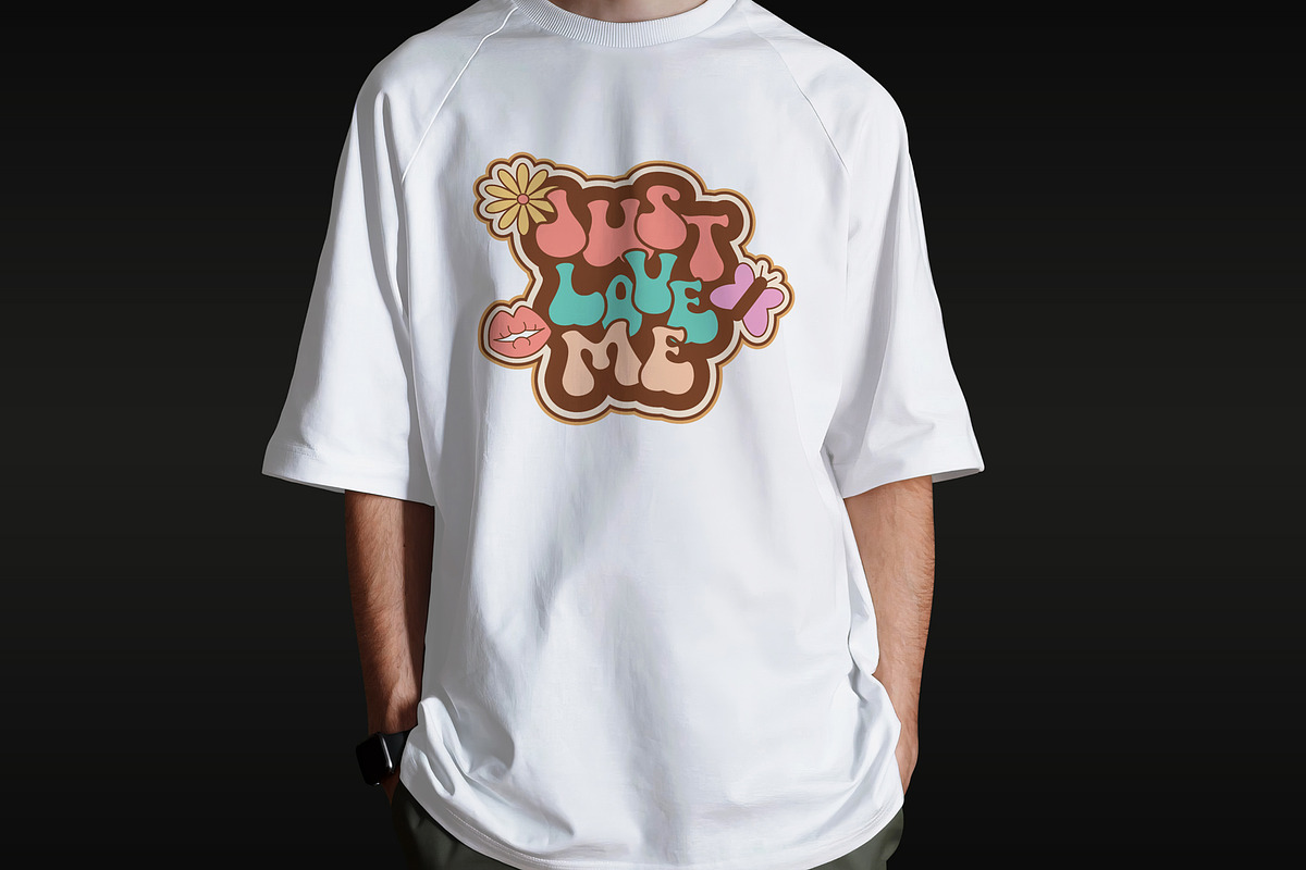 Just Love Me T-Shirt Design, an Object Illustration by Ahluva Studio (Photo 5 of 6)