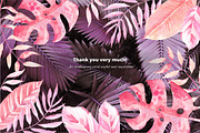 Sunset in the Tropics graphic set., a Decorative Illustration by Dinkoobraz (Thumbnail 9 of 9)