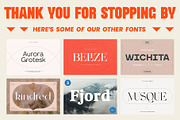 Quipo - Quirky Bold Display Font, a Sans Serif Font by Studio Aurora (Thumbnail 12 of 12)