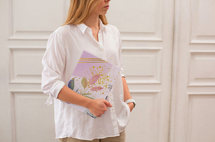 Floral Contemporary Journal Template, a Magazine Template by Manifesto Design Gallery