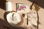 Orchid Watercolor flowers clipart, an Illustration by Yuliya Derbisheva (Thumbnail 10 of 10)