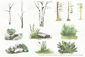 Woodland Animal Watercolor Set