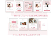 Blush Pink ebook template, workbook, a Books & Magazine Mockup by Millennials Marketing (Thumbnail 7 of 9)