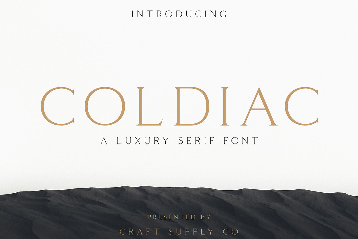 Coldiac - Luxury Serif Font, a Serif Font by Craft Supply Co. (Photo 9 of 9)