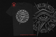 10 Bundle Dark Art Horus Eye Egypt, an Illustration by Morspective (Thumbnail 2 of 7)