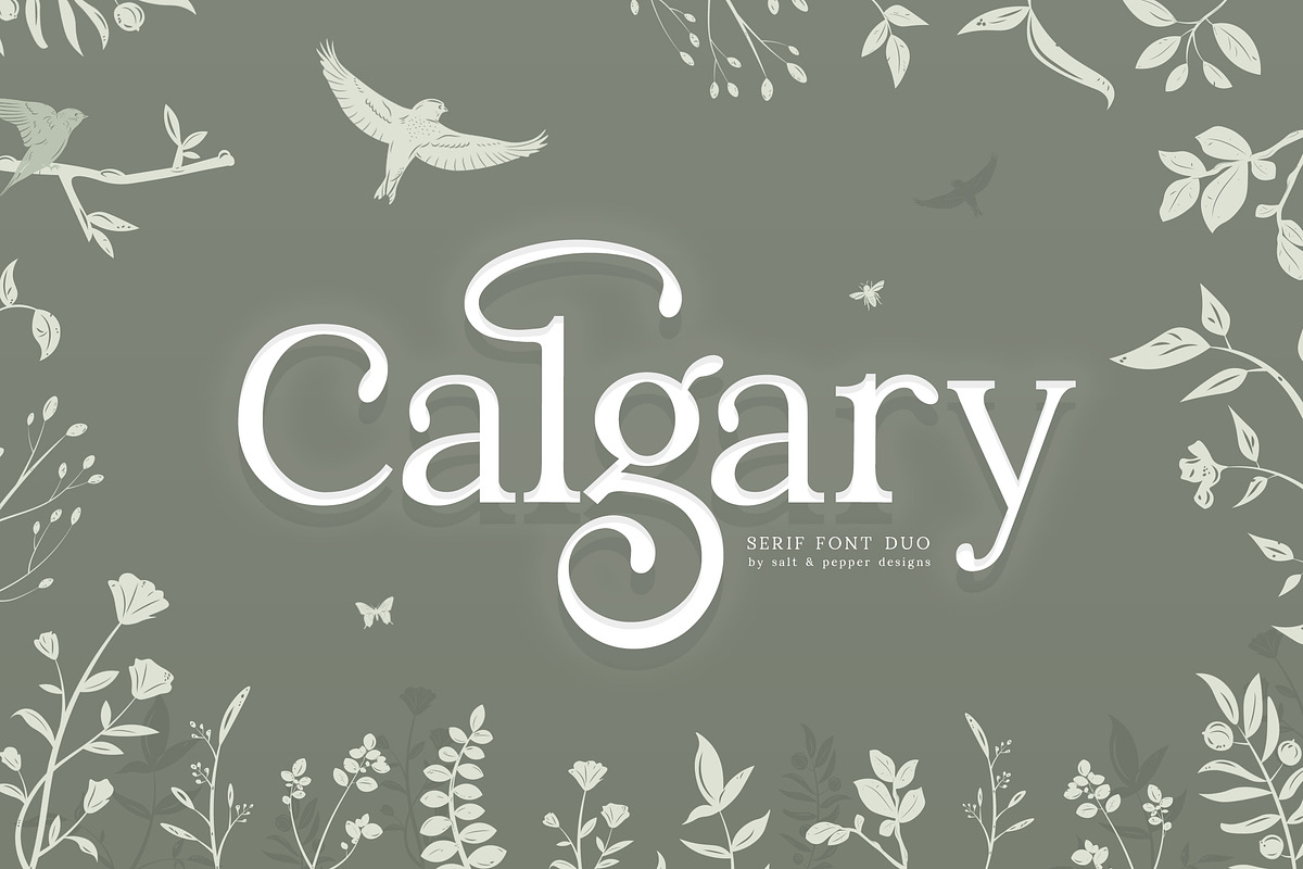 Calgary Serif Font Duo, a Serif Font by Salt & Pepper Designs (Photo 1 of 6)