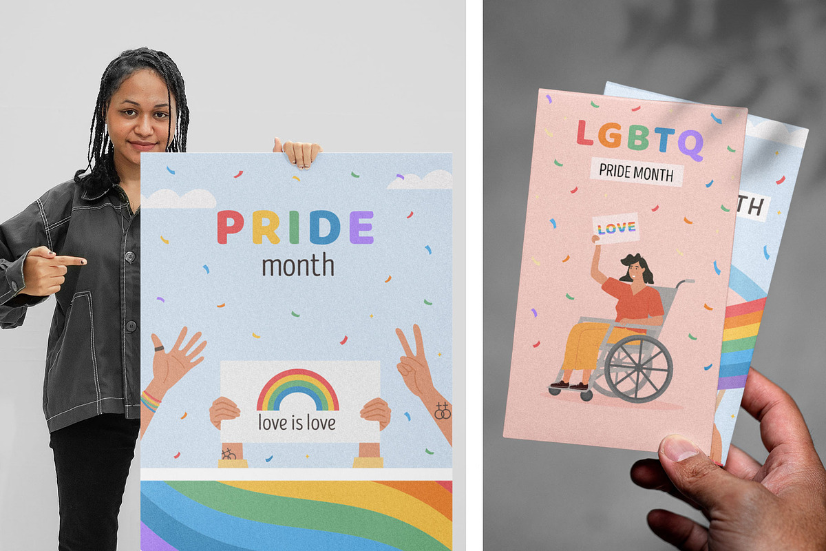 Pride Month LGBTQ+ Collection, a Decorative Illustration by millering (Photo 8 of 12)