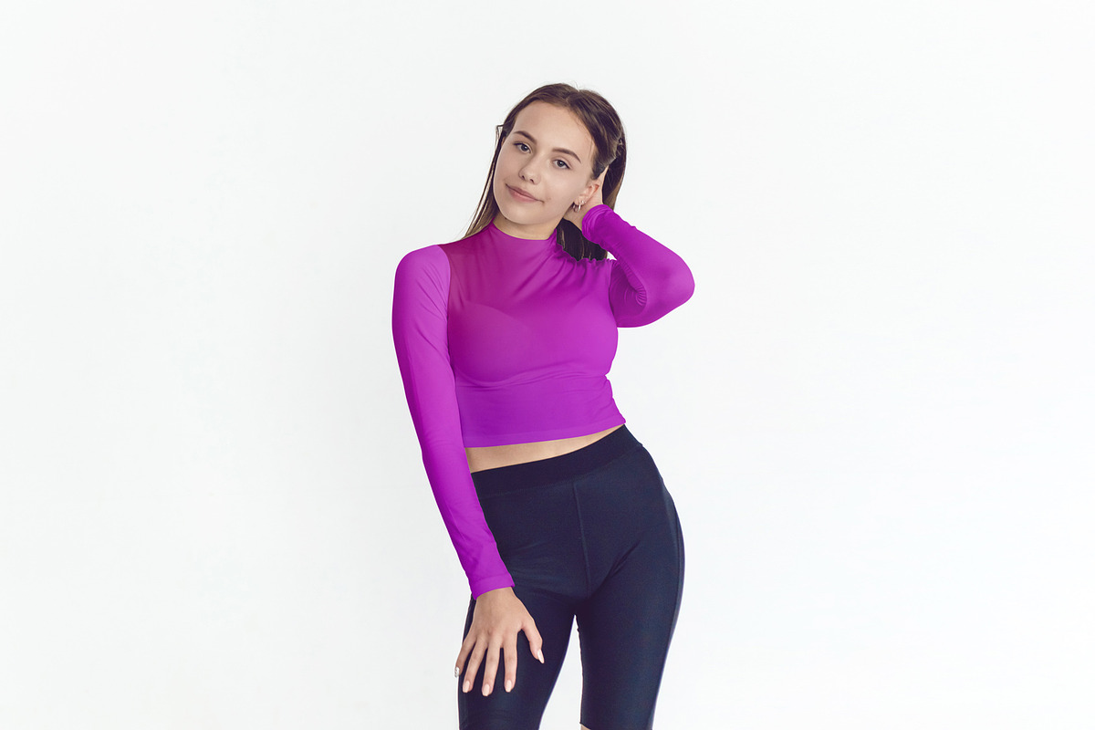 Stretching Longsleeve Mock-Up Set, a Product Mockup by PSD Market (Photo 2 of 13)