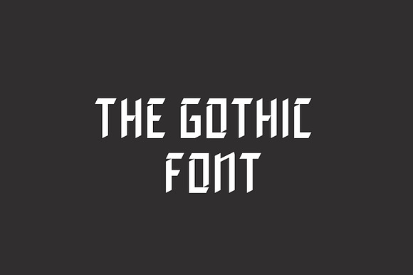 The Gothic Font preview 6