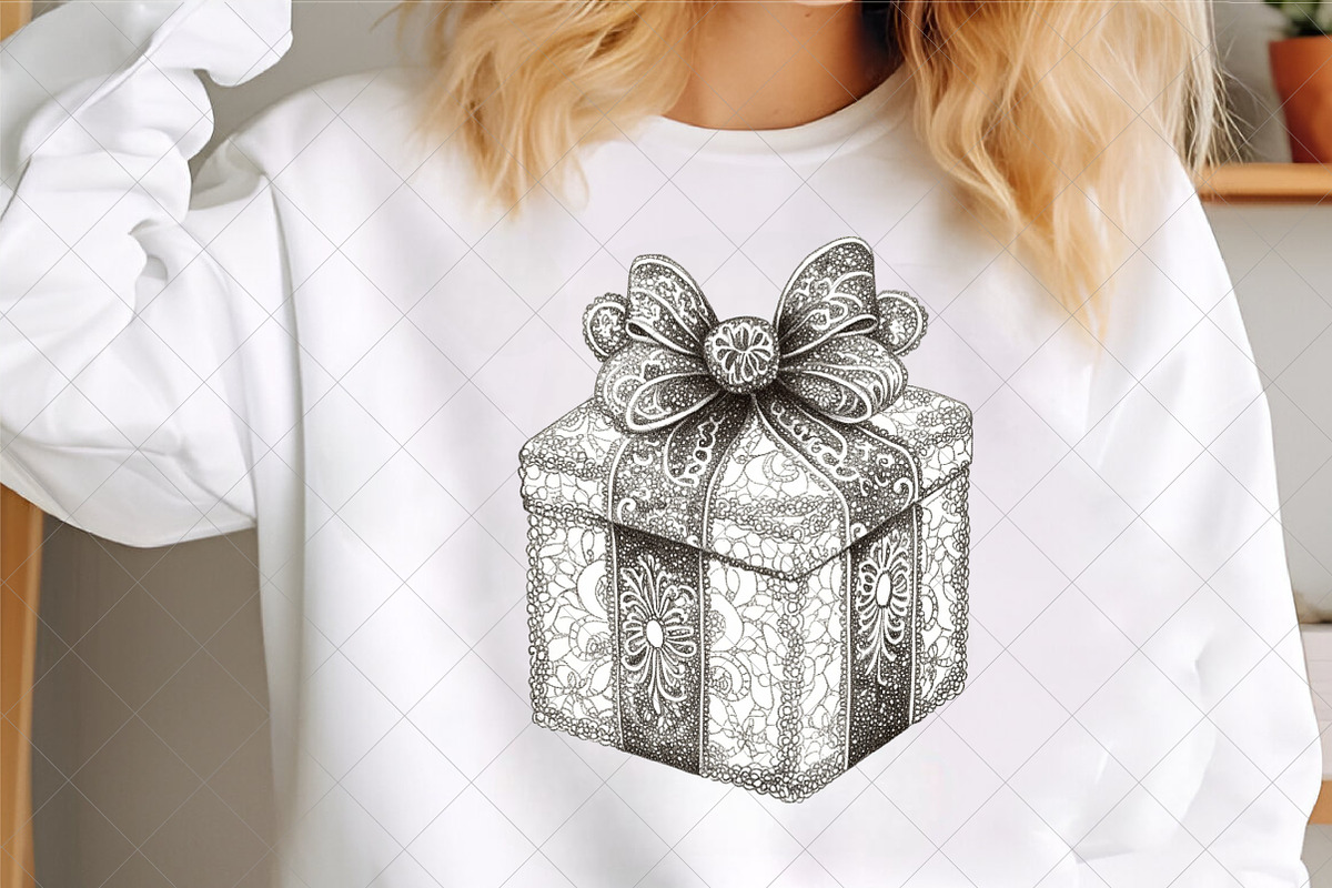 Handmade Lace Christmas Clipart, an Illustration by SinaCreation (Photo 4 of 7)