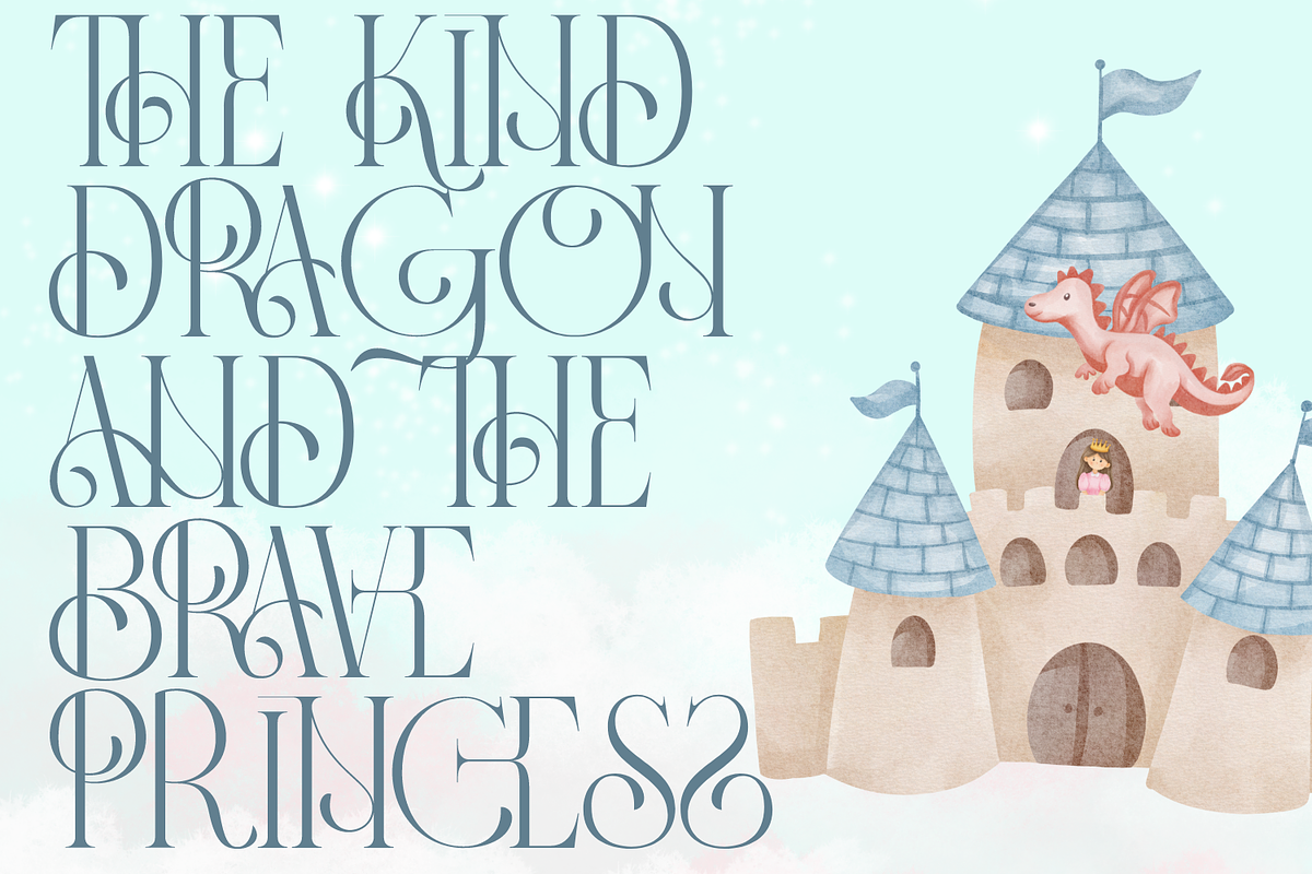 Panorama Ligatures Font, a Serif Font by 177Studio (Photo 6 of 8)