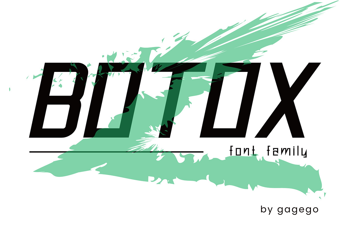 Botox font sans serif, a Sans Serif Font by gagego (Photo 1 of 5)