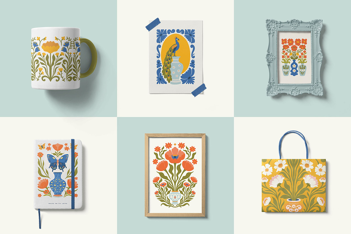 Bloom Garden | Wall Art Creator, an Object Graphic by Leleka.Store (Photo 10 of 17)