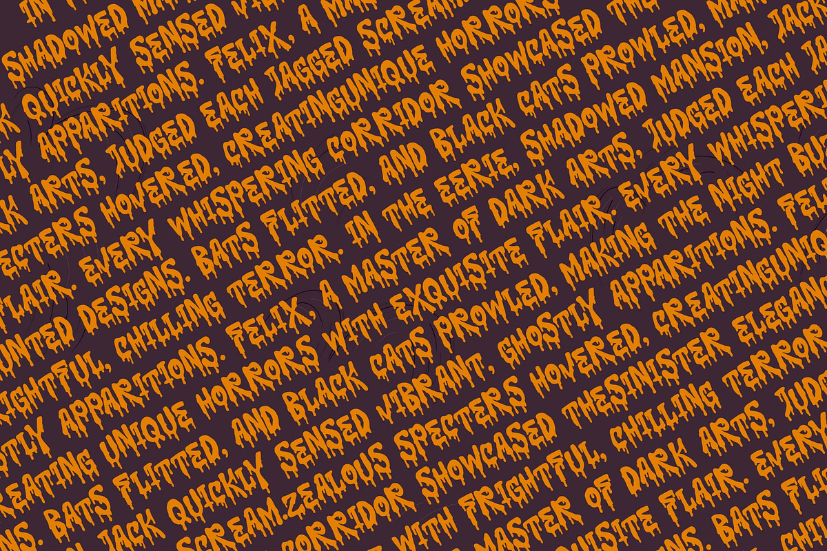 Zomblo | Halloween Horror Font, a Script Font by Denustudios (Photo 10 of 12)