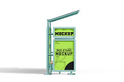 Bus Stop Billboard Mockup Set, an Advertising Mockup by pixelmock (Thumbnail 10 of 11)