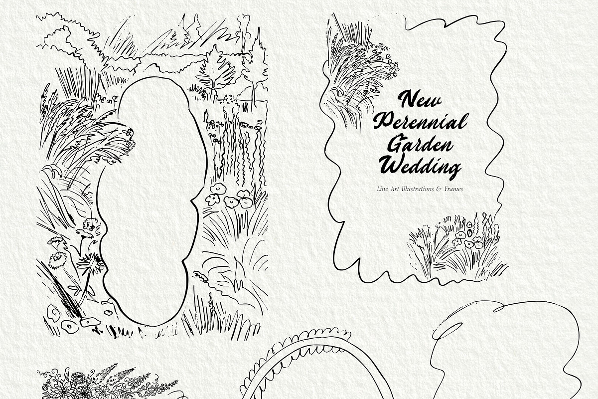 New Perennial Garden Wedding, a Decorative Illustration by divanovskaya_nv (Photo 22 of 27)