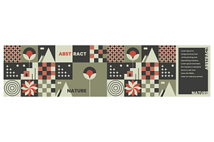 Abstract Nature Composition, a Decorative Illustration by Creative Backgrounds