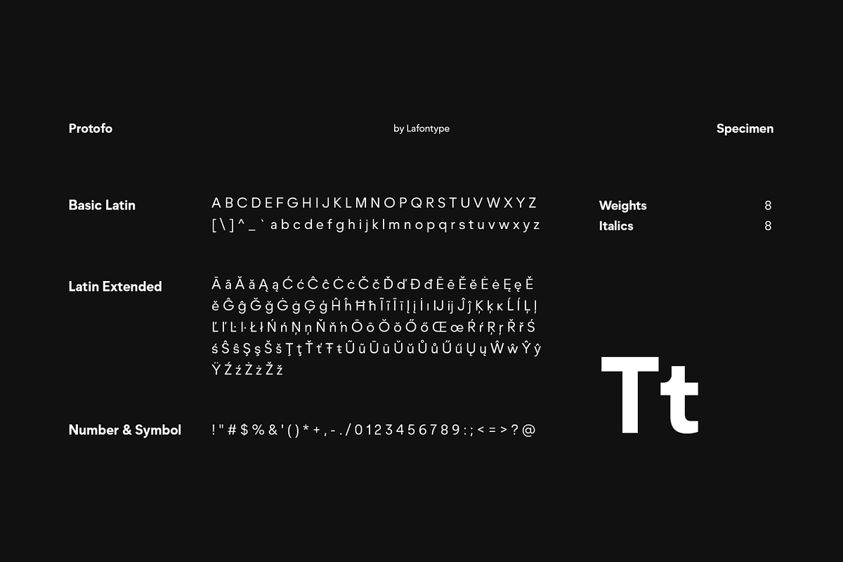 Protofo, a Sans Serif Font by Lafontype (Photo 4 of 5)