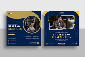 Law Firm Social Media Post Template, a Social Media Template by Designgrove