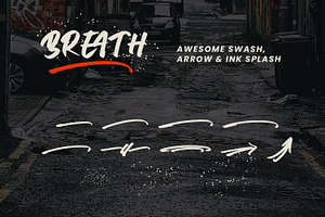 Breath - Brush Font