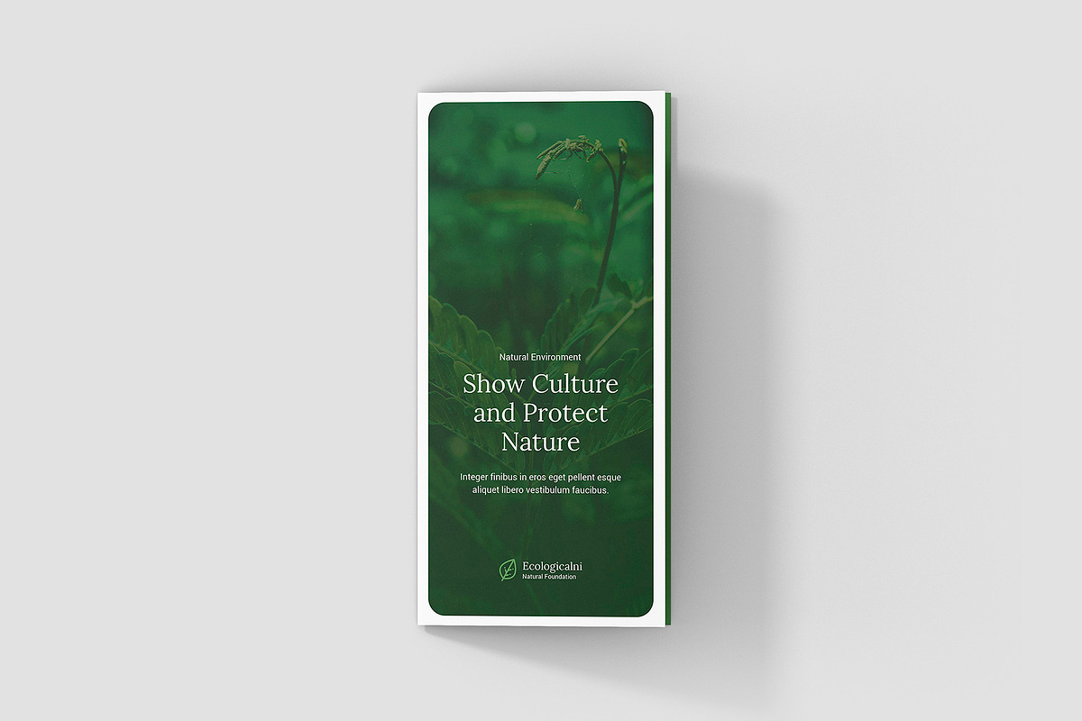 Ecology Brochure Tri-Fold Template, a Brochure Template by artbart (Photo 2 of 9)