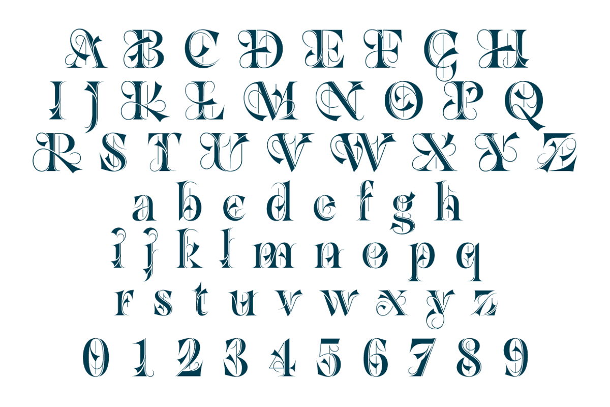 Dawnora Initials preview 4