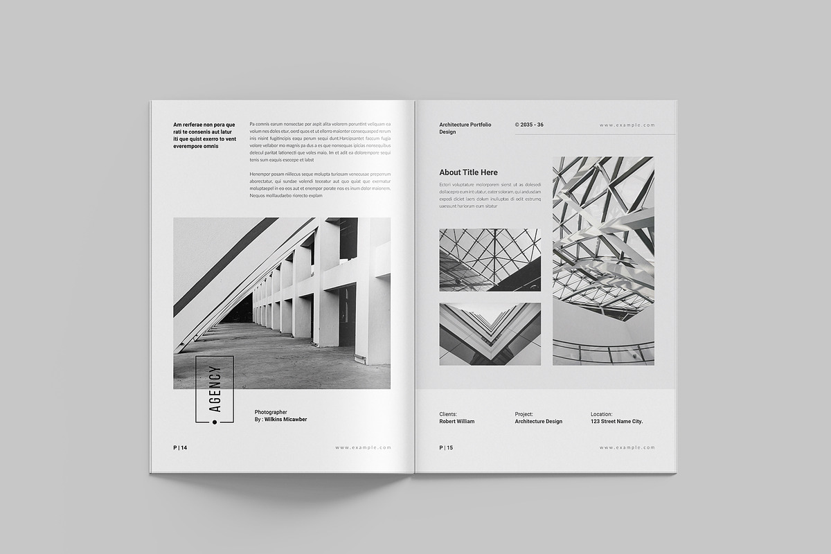 Architecture Profile Template, a Brochure Template by StyleArt (Photo 7 of 10)