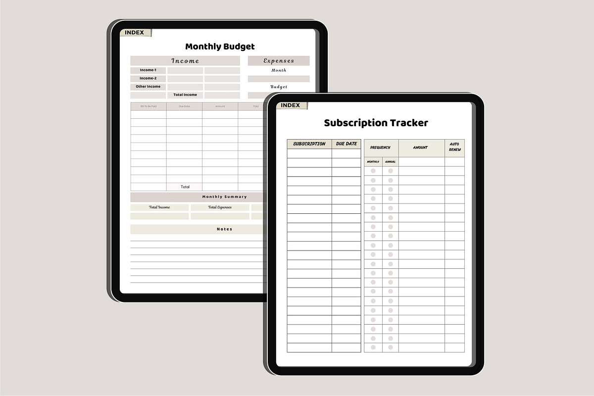 2025 That Girl Digital Planner Canva, a Stationery Template by Designmela01 (Photo 7 of 10)