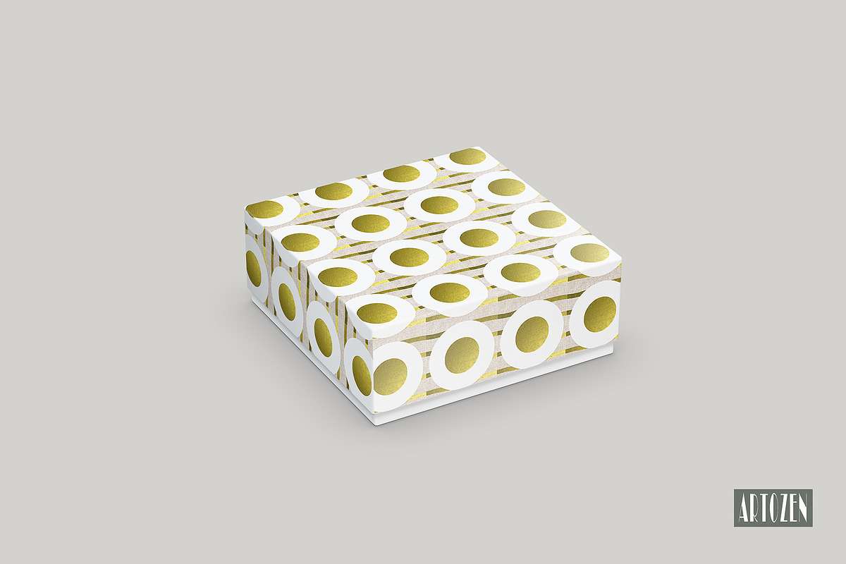 Golden Abstract Seamless Pattern C, a Pattern Graphic by ARTOZEN DIGITAL (Photo 3 of 30)