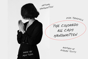 The Colorado - All Caps Handwritten