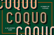 Coquo Layered Font