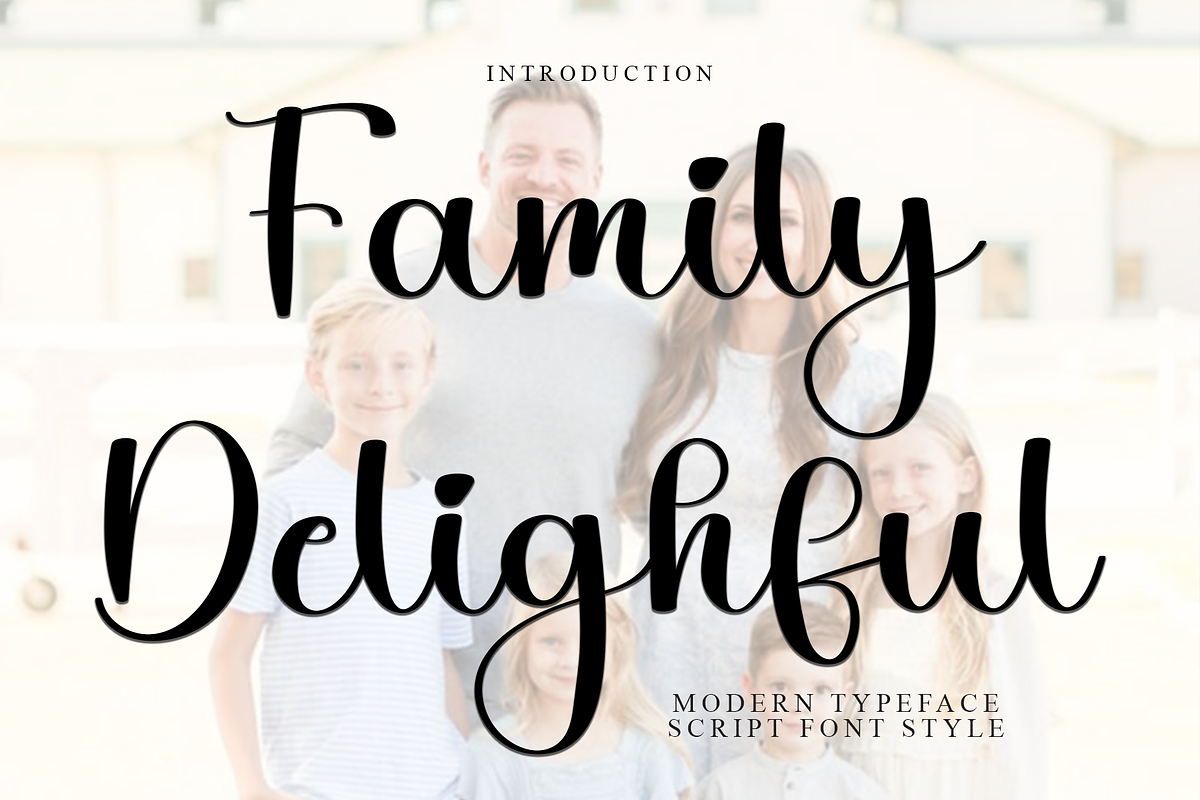 Family Delighful, a Handwritten Font by FreshTypeINK (Photo 1 of 8)
