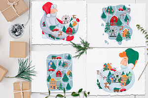 Warm And Cozy Winter. Graphic Set