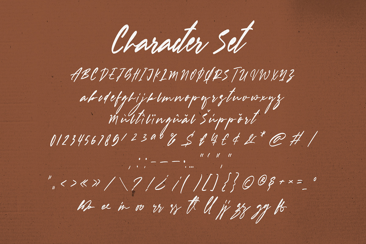 Belle Papillon - Handwritten Font, a Handwritten Font by VASTARD STUDIO (Photo 9 of 12)